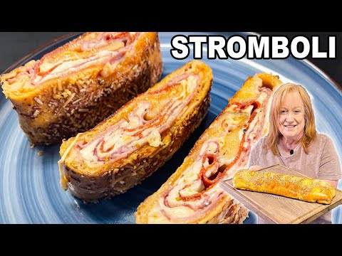 Easy STROMBOLI A Pizza Dough Rolled With Delicious Italian Toppings