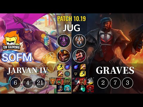 SN SofM Jarvan IV vs Graves Jungle - KR Patch 10.19