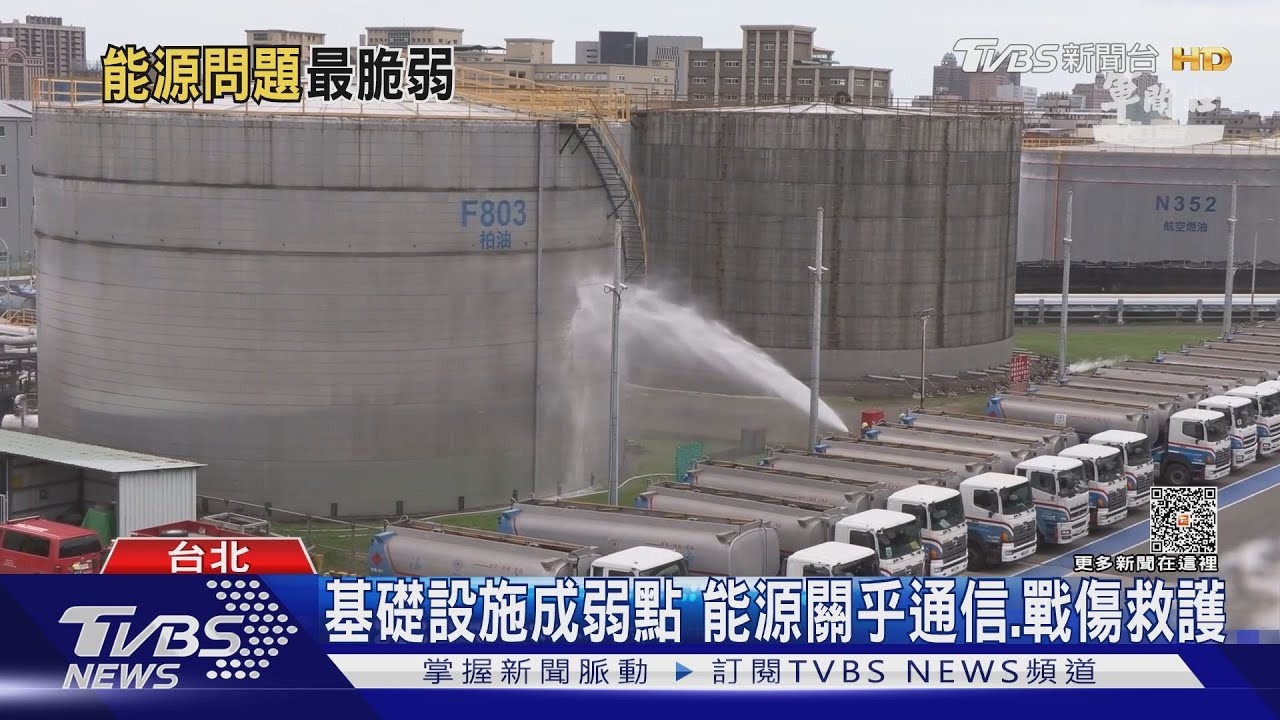 戰火無情又缺電!台海衝突若起 民間兵推示警能源陷困境