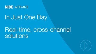 Videos zu Actimize Platform