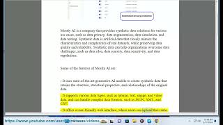 Mostly AI 101: ydata? mostly ai solutions mp gmbh?
