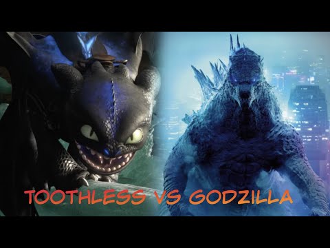 Toothless vs Godzilla  - Legendary - Skillet