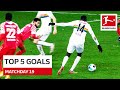 Top 5 Goals • Wamangituka, Sancho & More | Matchday 19 - 2020/21