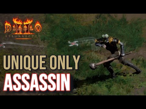Unique Items Only Assassin | D2R HC 1 to Hell