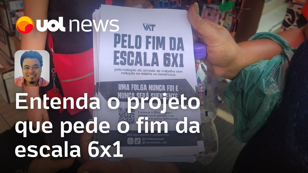 6x1: entenda o projeto que pede o fim da escala 6x1 | Leonardo Sakamoto