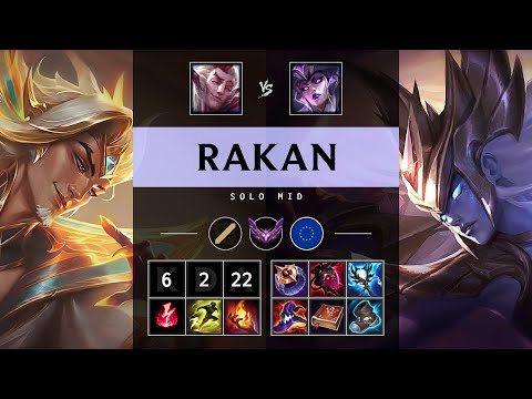 Rakan Mid vs Syndra - EUW Master Patch 25.13