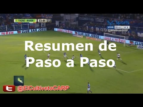 (Paso a Paso) Tigre 0 vs River Plate 2 - 20ª - Campeonato de 1º 2016/17 - ElCultivetaCARP
