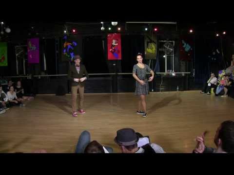 Ksenia Apozyants & Vladimir Grishin at Tantsclass Cup 2014 Lindy Hop Showcase Light