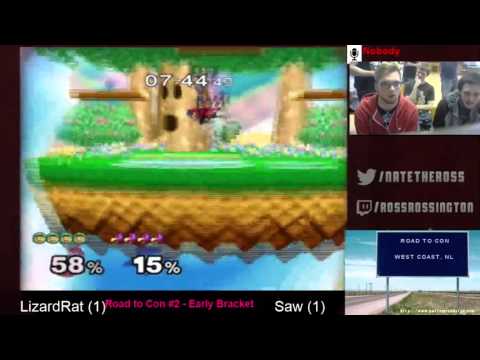 RTC 2 Melee - Round 3 - LizardRat vs  Saw