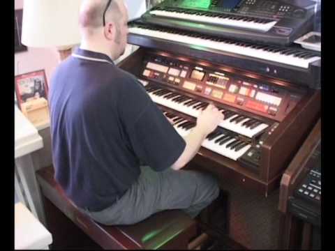 Bernd Wurzenrainer an der Technics Orgel F 3 - Teil 2