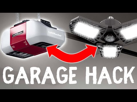 Garage Door Opener - ADJUSTABLE LED LIGHT HACK 💡💡💡