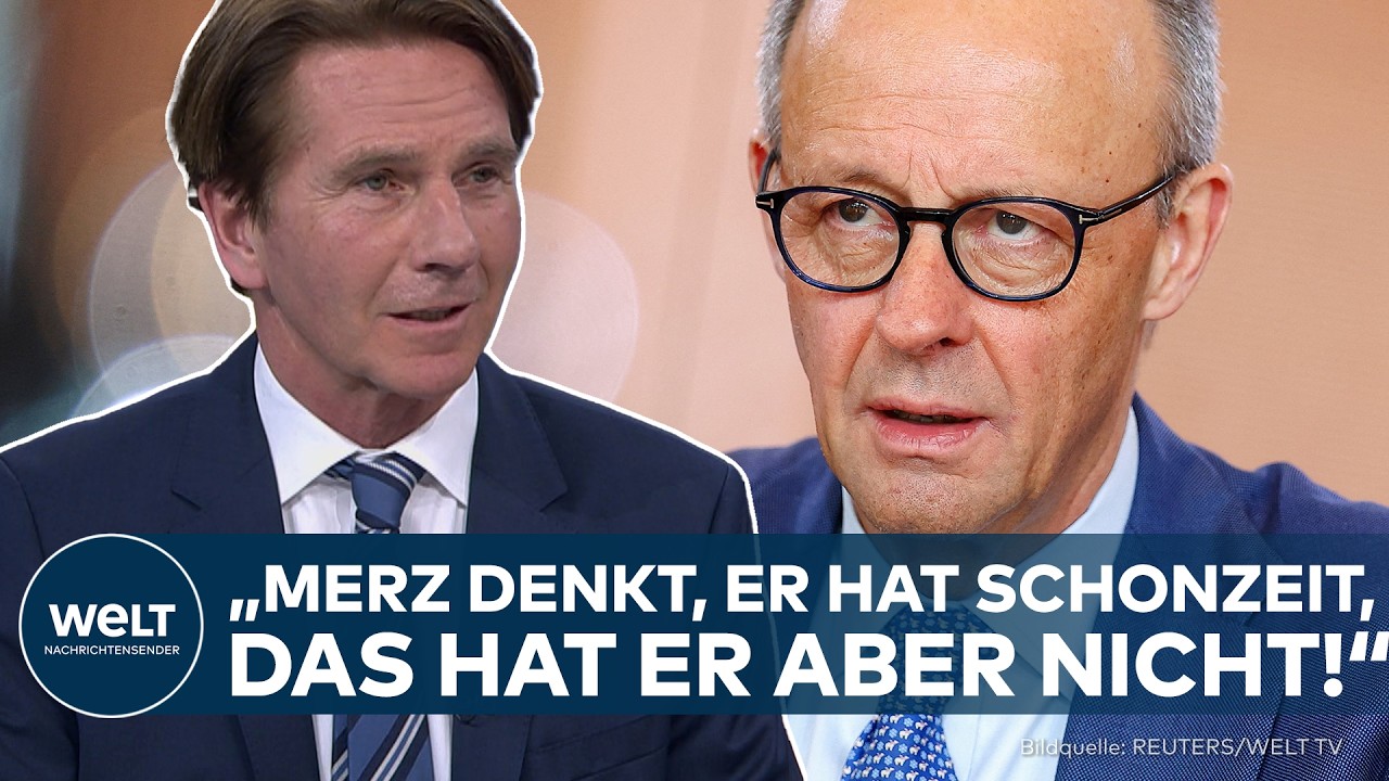 MERZ: Nach Umfrage-Knall für die Regierung! Anda knallhart! „Merz hat keine Schonzeit!“