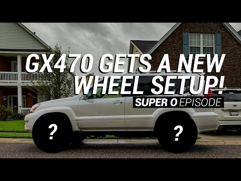 The GX470 gets new wheels and tires!