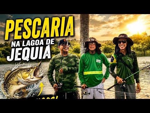 Descobrimos o Paraíso da Pesca na Lagoa de Jequiá da Praia! 😱