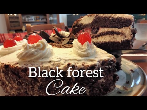 How to make/ Black forest cake recipe 🎂🧑‍🍳