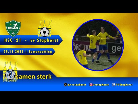 HSC '21 - vv Staphorst | 29.11.2025 | Samenvatting
