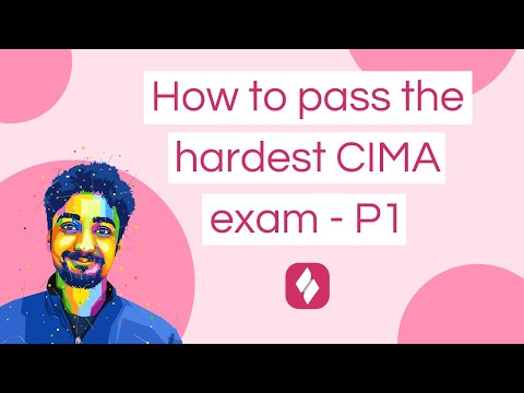 How to pass the hardest CIMA exam (P1) + FREE P1 MATERIALS