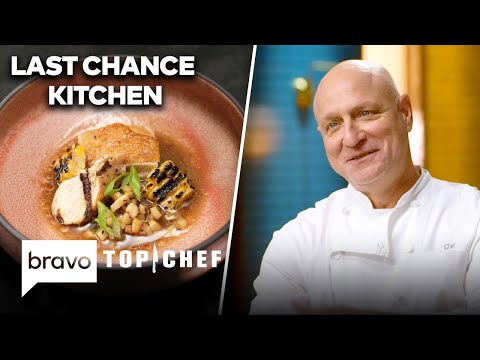 Can The Chefs Turn 5 Ingredients Into a Winning Dish? | Last Chance Kitchen (S21 E8) | Bravo