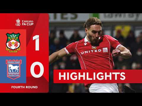 Windass fires Wrexham through! 🚀 | Wrexham AFC (1-0) Ipswich Town | Emirates FA Cup 2025-26
