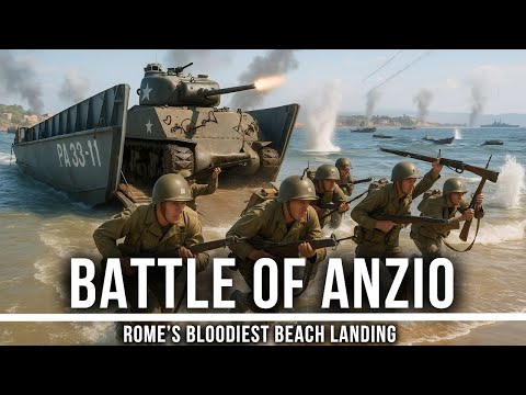 Fall Asleep To | The ENTIRE Battle of Anzio – Rome’s Bloodiest Beach Landing | WW2 War Documentary