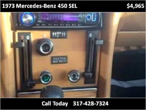 1973 Mercedes-Benz 450 SEL Used Cars Brownsburg IN