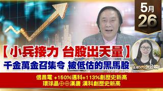 【財經至尊】 王曈 0526《【小兵接力 台股出天量】》信昌電 +150%漢唐 漢科創歷史新高環球晶⊕⊕邁科+113%創歷史新高｜【波段獲利王】加入line@ king5588
