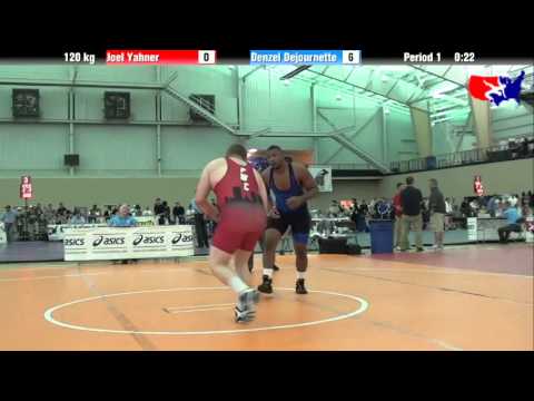 Joel Yahner vs. Denzel Dejournette at 2013 ASICS University Nationals - FS