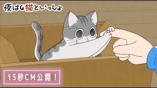 アニメ『夜は猫といっしょ』15秒CM【8/3(水)より放送&配信スタート!】