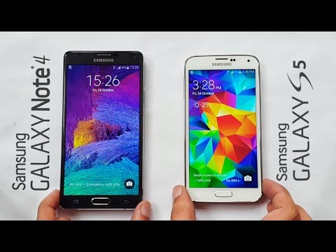 Samsung Galaxy Note 4 vs Galaxy S5 Speed Test