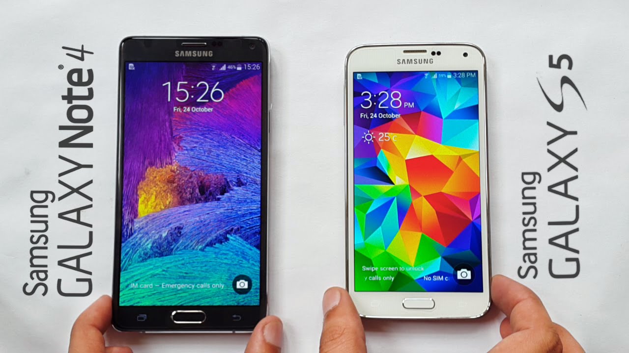 Samsung Galaxy Note 4 vs Galaxy S5 Speed Test