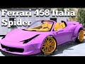 Ferrari 458 Italia Spider (LibertyWalk) для GTA 5 видео 3