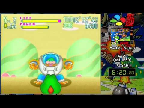 SNES Super Stars 2017 [127] - Yoshi's Safari (Any%) by SCXCR