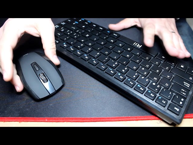 Vídeo relacionado con Rii RK200 2.4Ghz Combo Ratón y Teclado Inalámbrico para Android/Windows/Mac/Linux y Otros Dispositivos con USB-QWERTY Español,Color Negro
