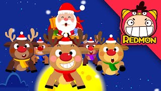 One hundred reindeer song | carol | Nursery rhymes | christmas | Kids songs | REDMON