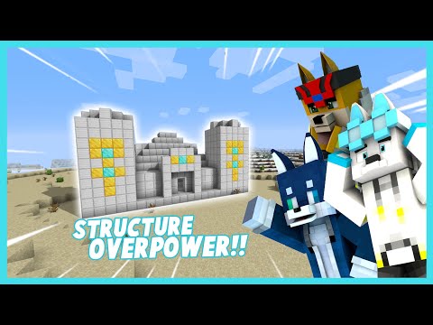 INSANE Minecraft Speedrun: SUPERPOWERED Structures!