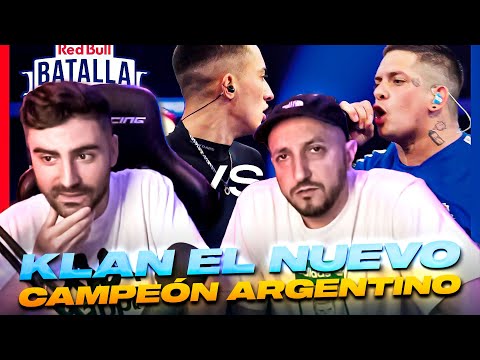 🇦🇷🏆 KLAN CAMPEÓN 🏆🇦🇷 ¡MERECIDO! JOTANDJOTA y NOULT reaccionan a la final Red Bull Batalla Argentina
