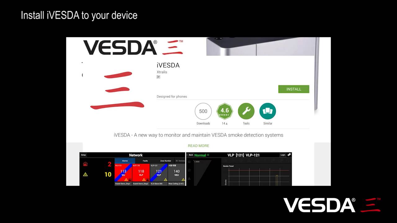 iVESDA: How to Download iVESDA Application