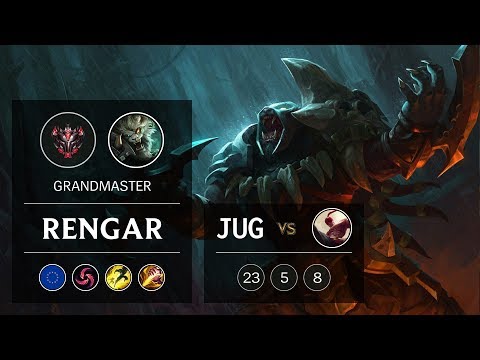 Rengar Jungle vs Lee Sin - EUW Grandmaster Patch 9.5