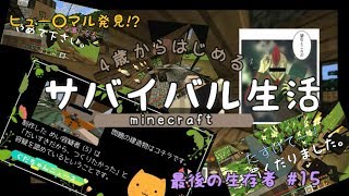 【4歳から始めるサバイバル生活★Part15】マイクラ実況