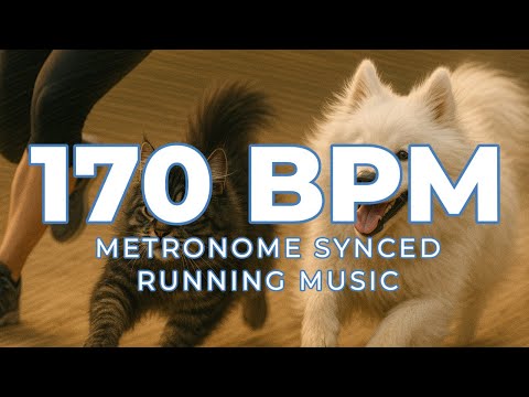 170 BPM Running Music | 1 Hour | Metronome Synced | Rock, Punk, EDM | Workout Motivation