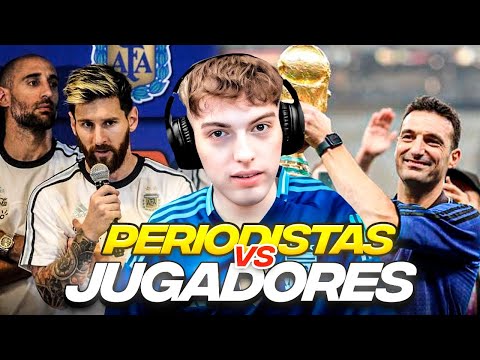 LA BATALLA ENTRE JUGADORES DE LA SELECCION ARGENTINA Y EL PERIODISMO (2024)