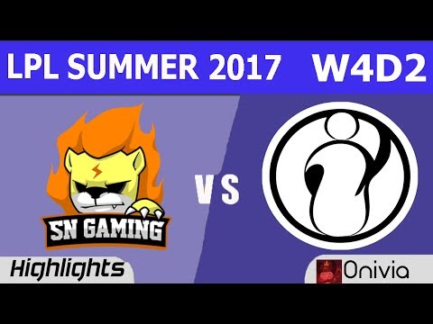 SNG vs IG Highlights Game 3 LPL SUMMER 2017 Sunning Gaming vs Invictus Gaming