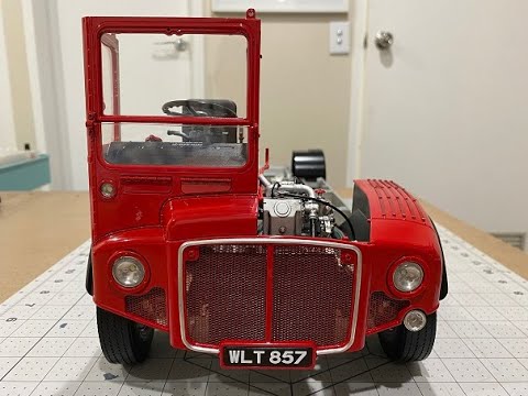 The big red bus Part 12 - Building a 1/12 scale model of a London Routemaster bus