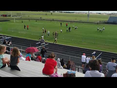 Karolyna Arguijo,800m 1st plac (2:24)14 yr old destroyed 16&17u at Randolph HS. Frm Pleasanton TX