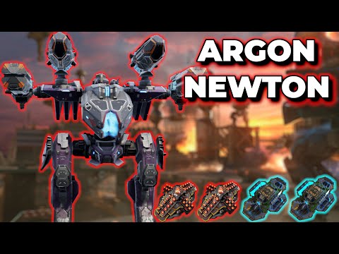 WR - 2.5 Million Damage Clip Against Titans... Argon Oxy Newton | War Robots