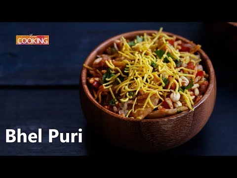 Bhel Puri | Indian Bombay Chaat | Bhel Chaat Recipe with Tamarind & Mint Chutney