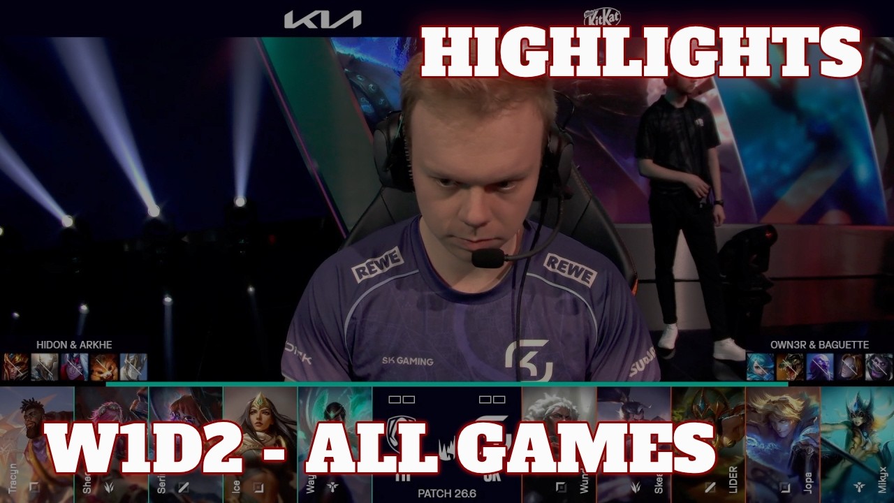 LEC Spring 2026 W1D2 - All Games Highlights | Full Day Week 1 Day 2 LEC Spring 2026