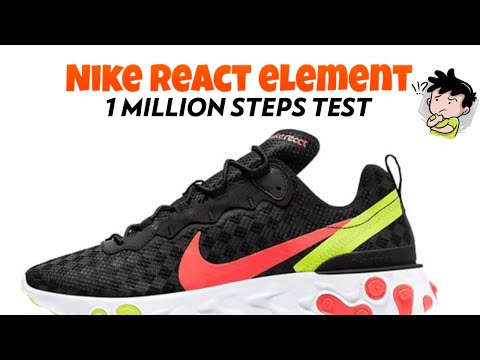 Can the Nike React Element 55 handle 1 million steps?
