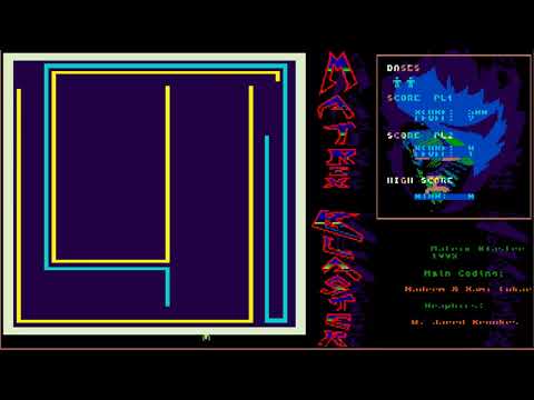 AMIGA Matrix Blaster By Cybris Design ITS A TRON GAME CAME IN 1993 FW WB inc  source code AMOS