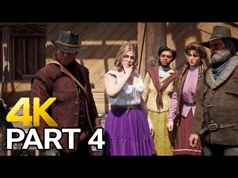 Red Dead Redemption 2 Gameplay Walkthrough Part 4 – No Commentary (4K 60FPS PC)